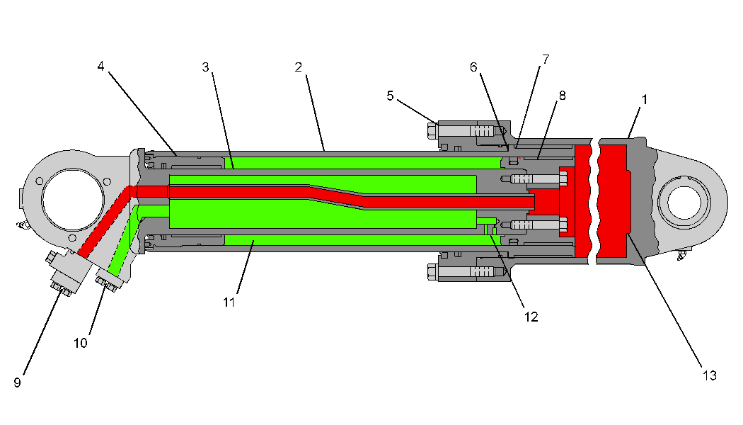 797F OffHighway Truck Hoist Cylinder