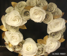 How to Make DIY Rolled Paper Roses - Color Me Thrifty