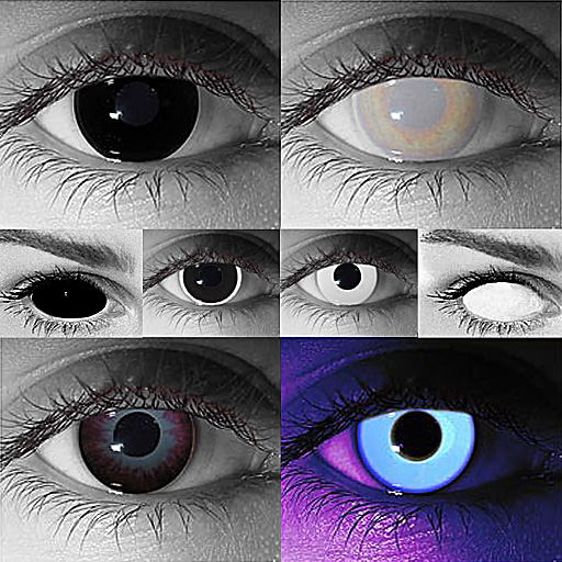 White Sclera Contacts