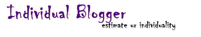 Individual Blogger