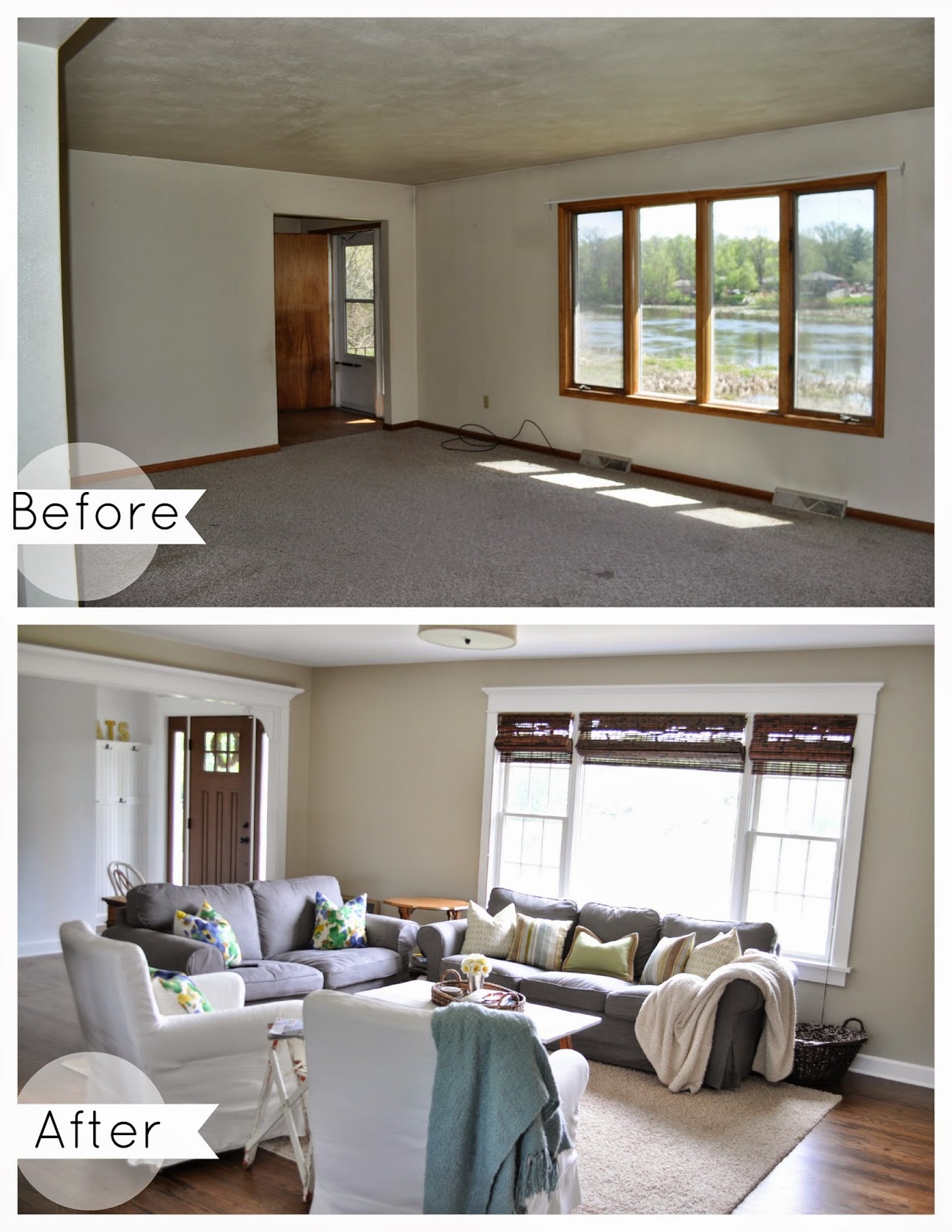 A Nurse And A Nerd Painting the Living Room