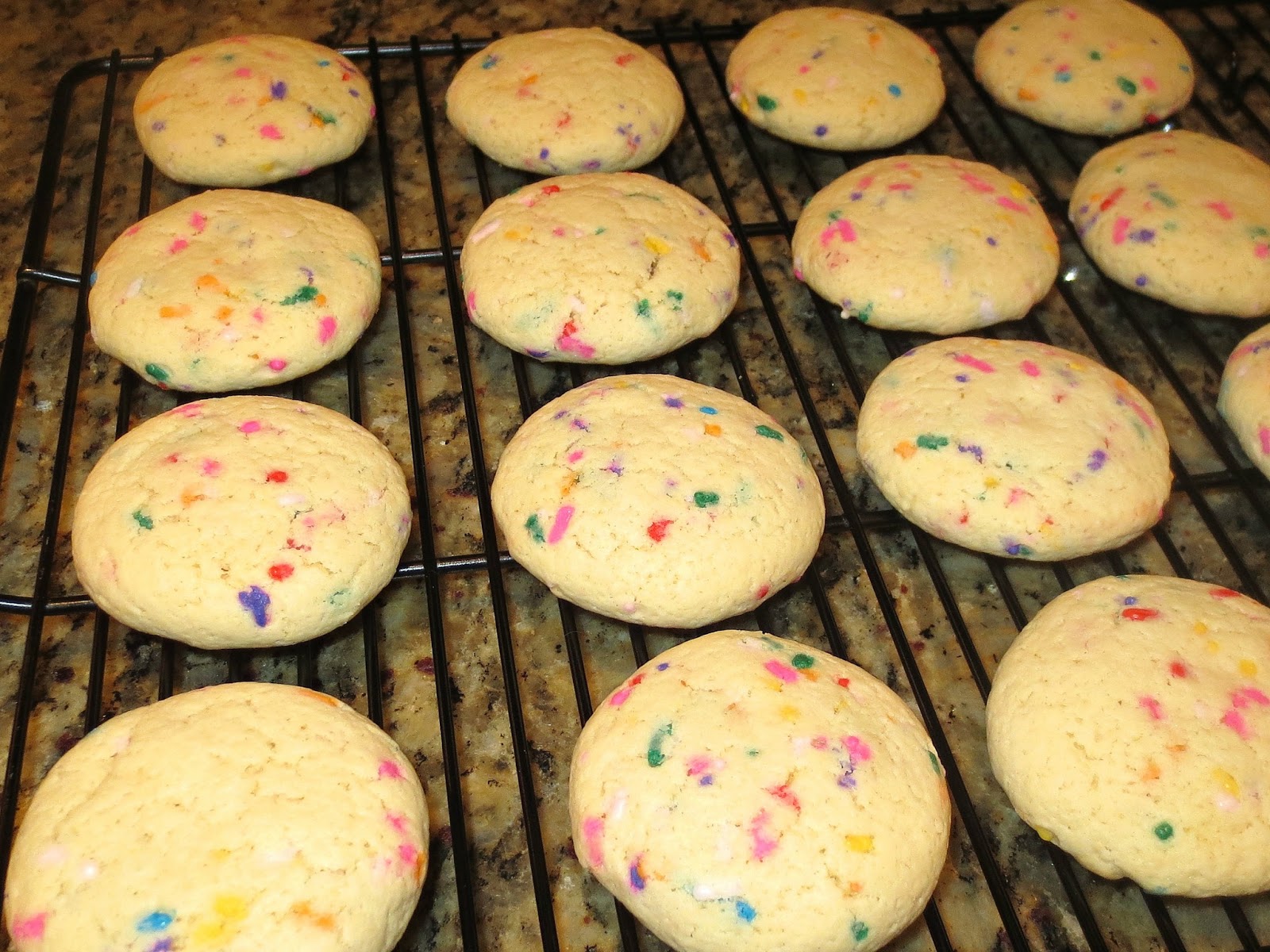 Kaitlin in the Kitchen Birthday Cake flavored Lofthouse Cookies