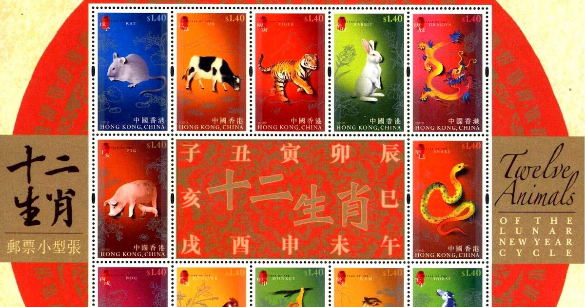 Stamps Collecting: Hong Kong - &quot;Twelve Animals of the Lunar New Year Cycle