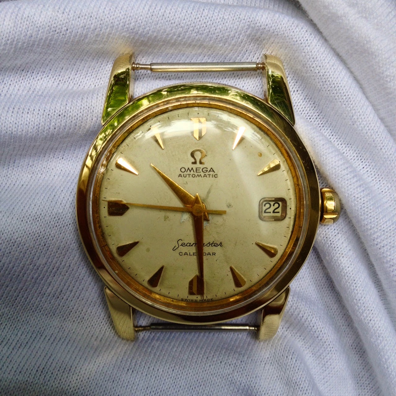 Kaca Mika Omega Seamaster Calendar 503