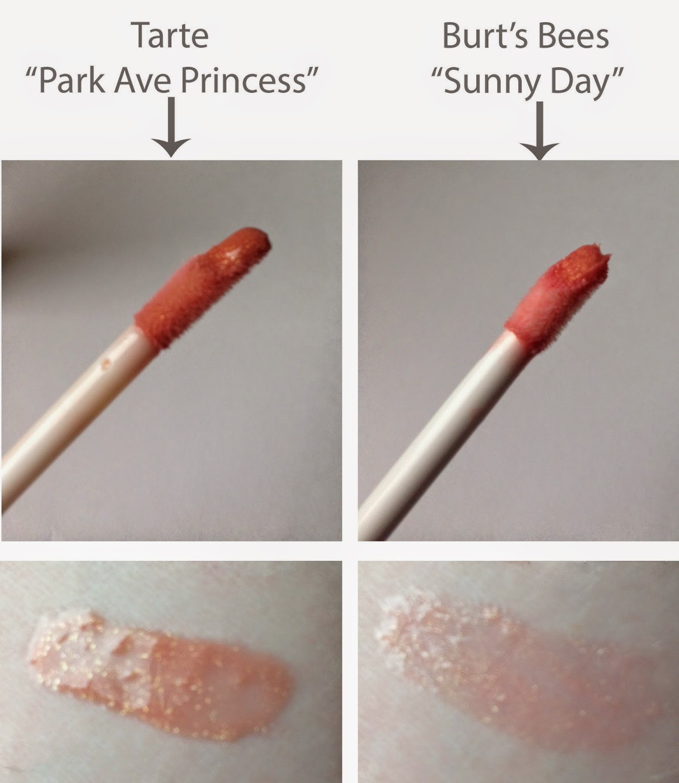 Winky Pink Smackdown Tarte "Park Avenue Princess" Lipgloss vs. Burt's