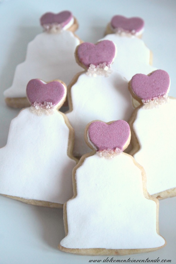 Dolcemente Inventando Wedding cake cookies (biscotti da matrimonio