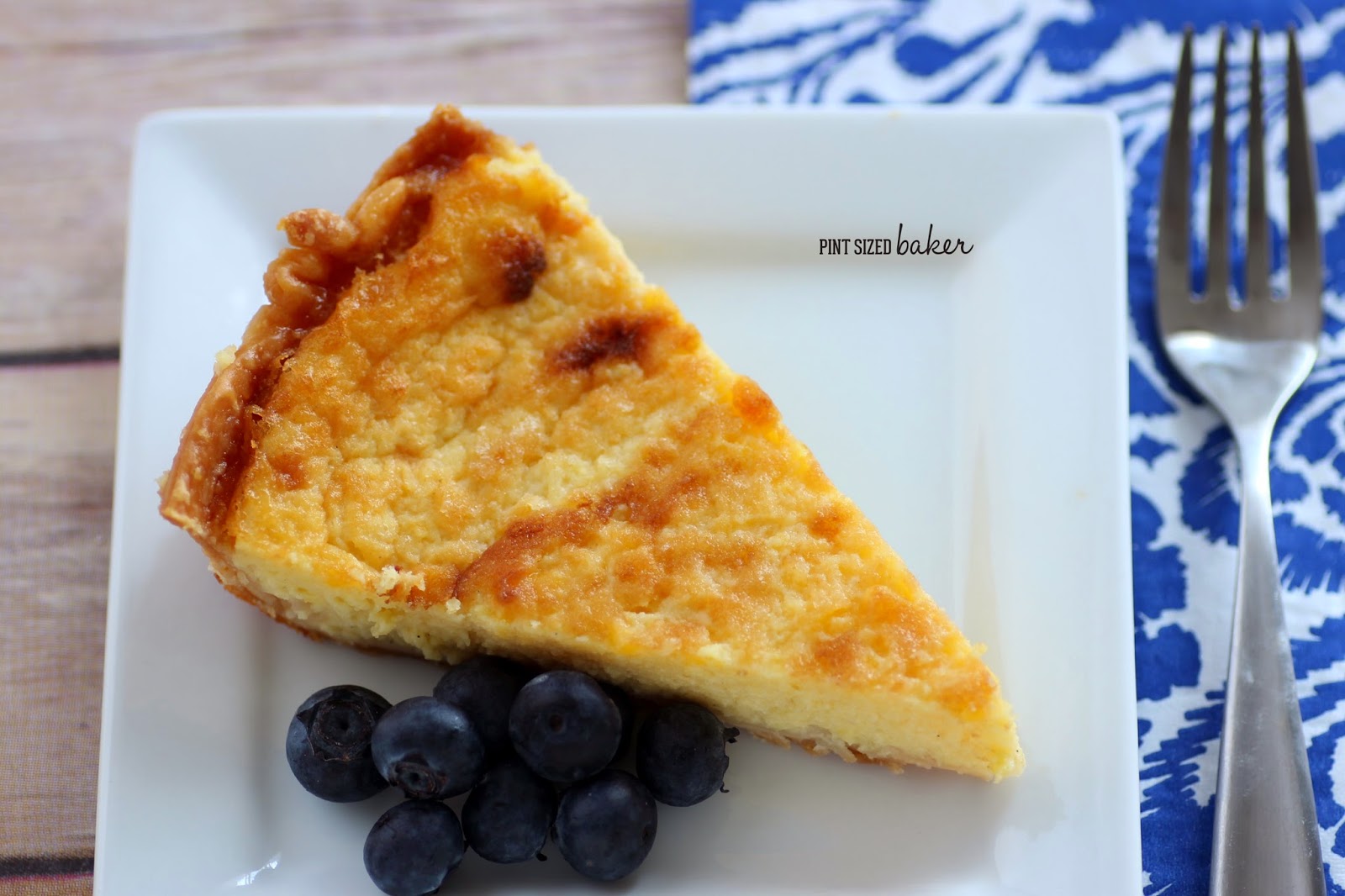 Traditional Buttermilk Pie. Smooth, creamy, and delicious!