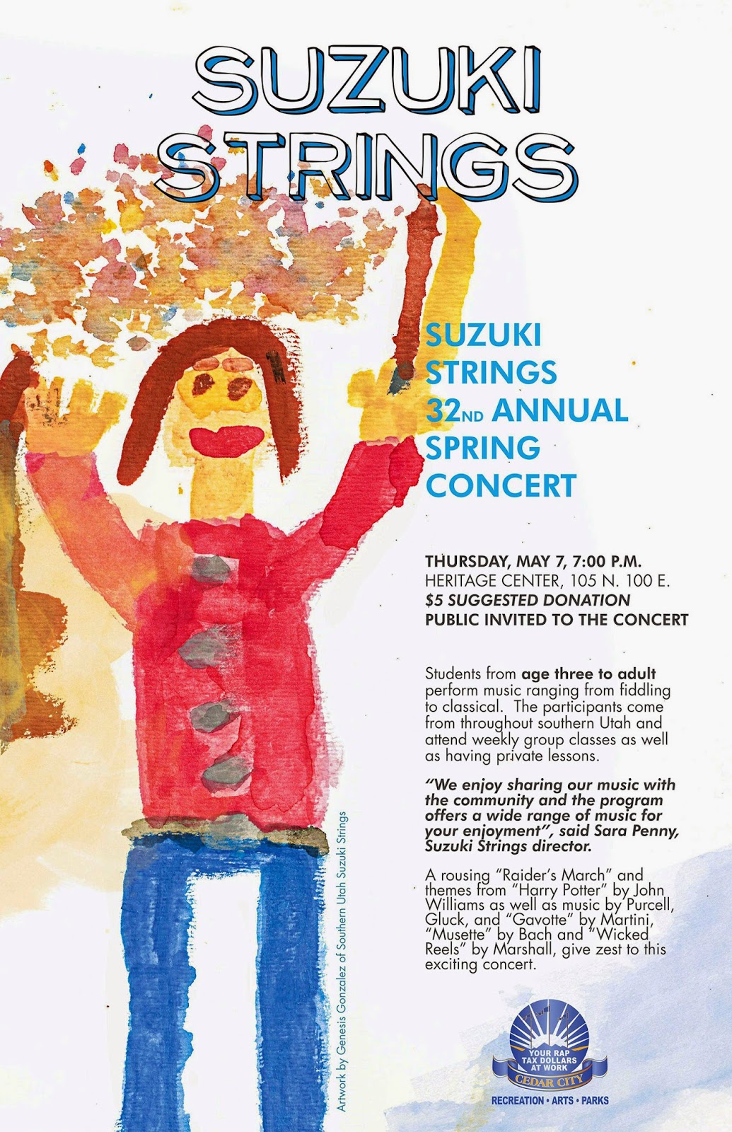 32nd Annual Suzuki Strings Spring Concert