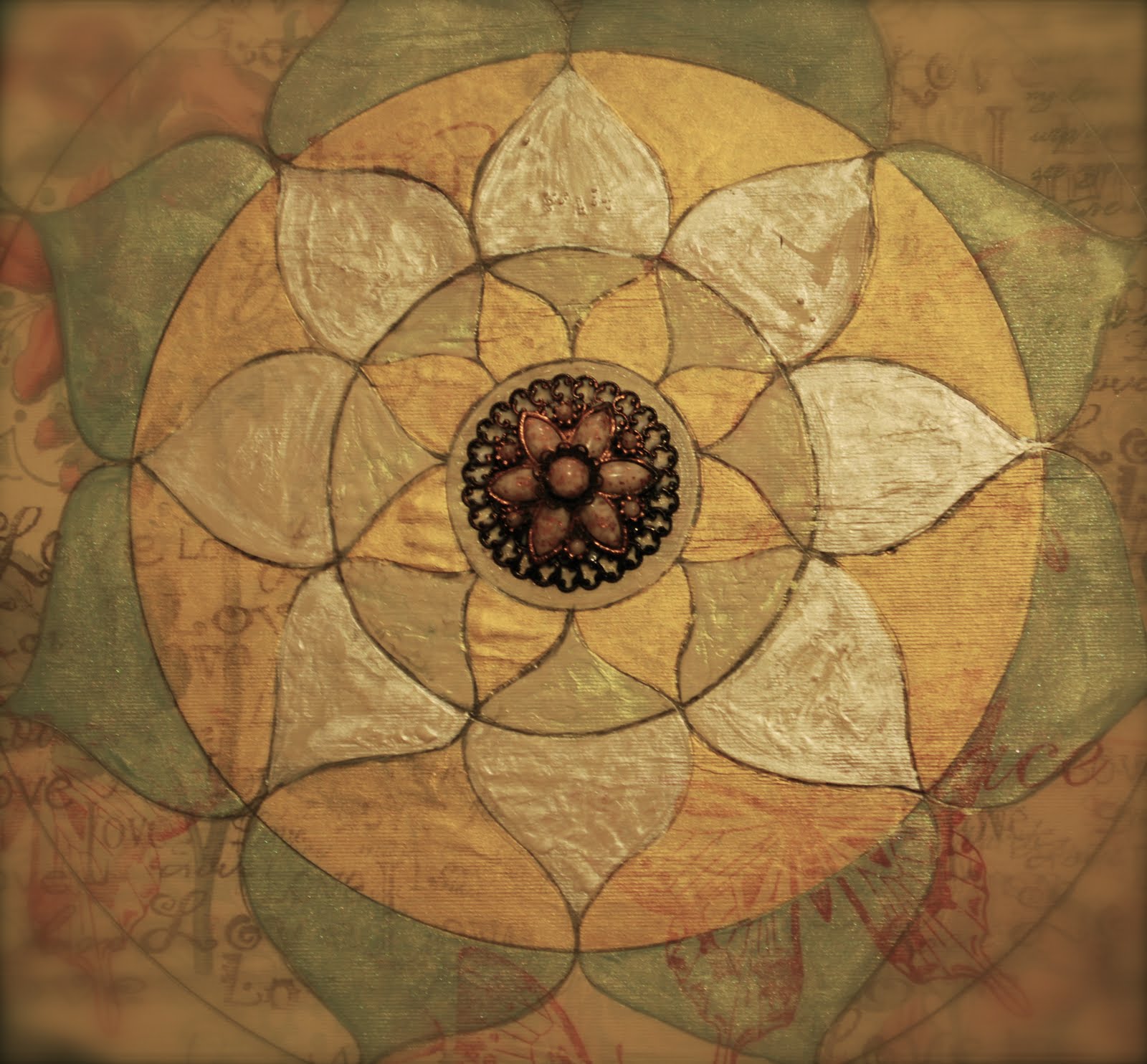 HeArt Collective Next up Mixed Media Mandala