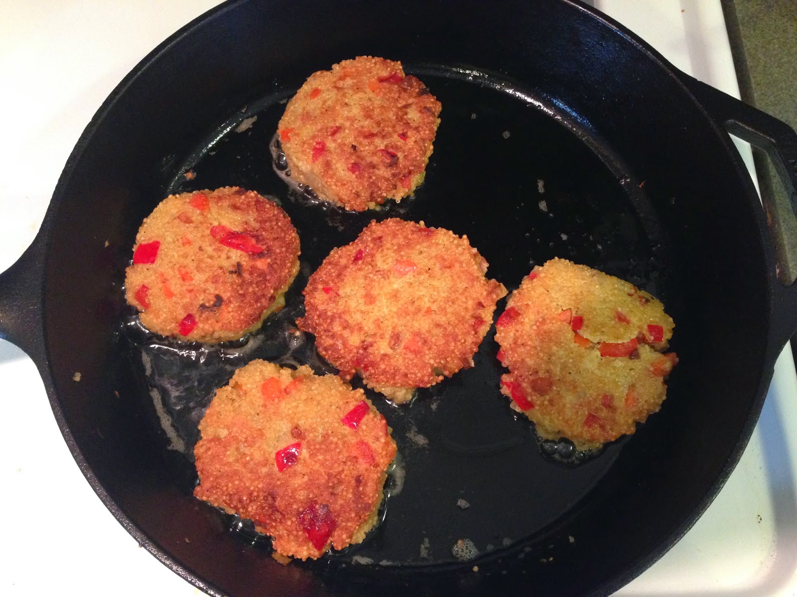 Some Sugar Added Quinoa Burgers with Spicy Mayo, Avocado & Arugula