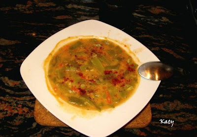 Potaje De Judías Verdes Con Pisto
