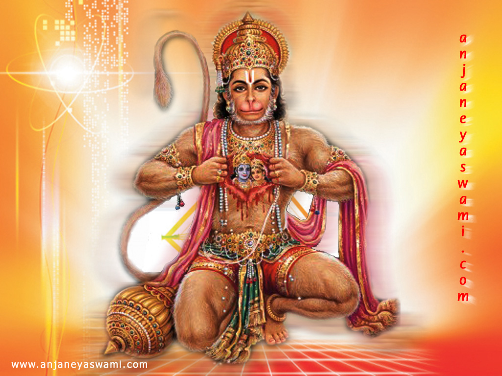 Indian God Anjaneya Swamy Hanuman Wallpaper Photos