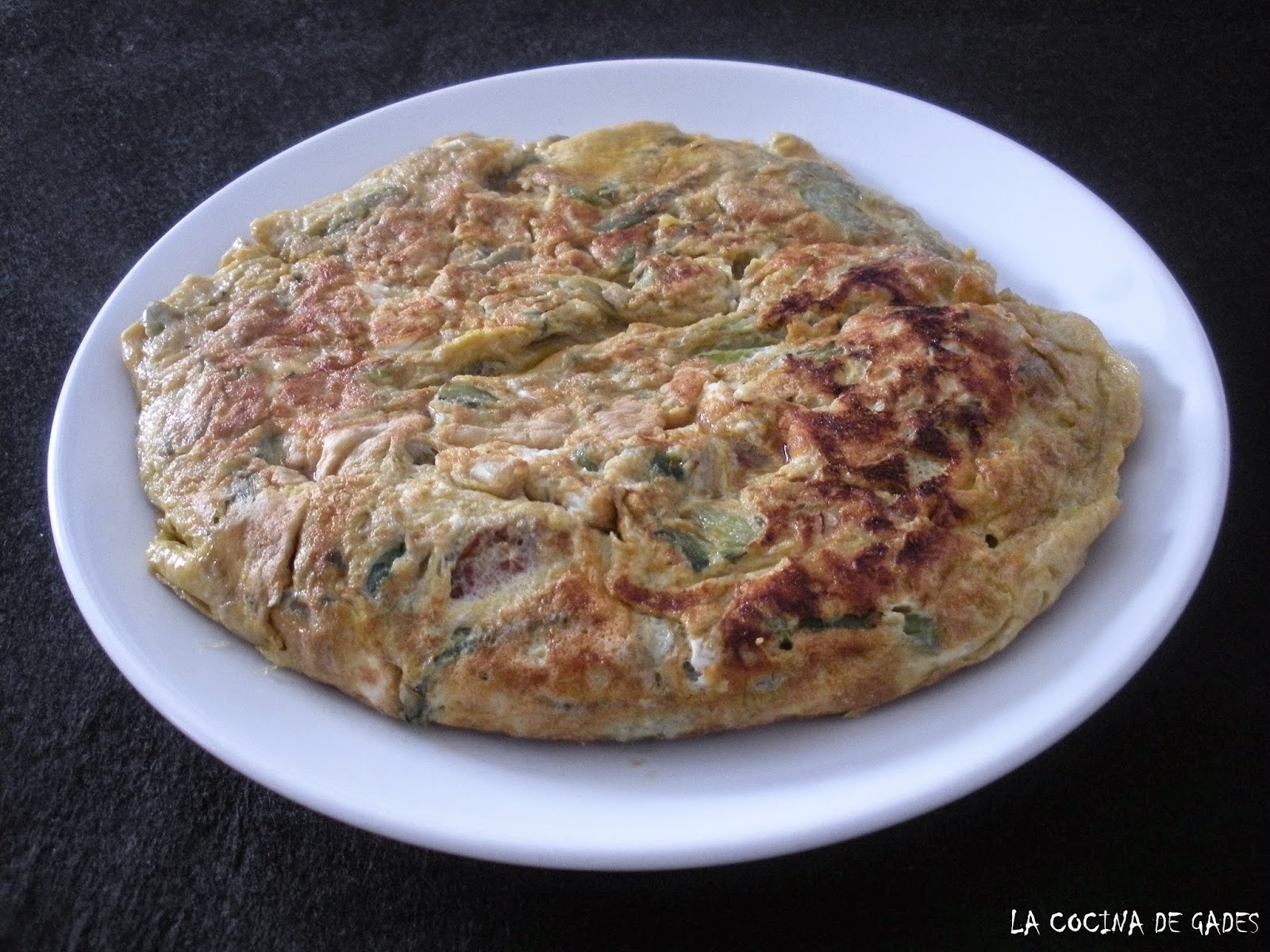 LA COCINA DE GADES TORTILLA DE TAGARNINAS