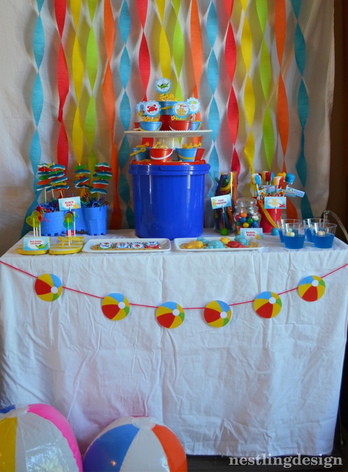 Nestling Beach Ball Pool Party Reveal! {New to the Shop}