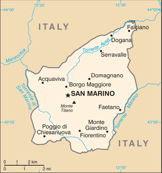 San Marino | Landkarten kostenlos \u2013 Cliparts kostenlos