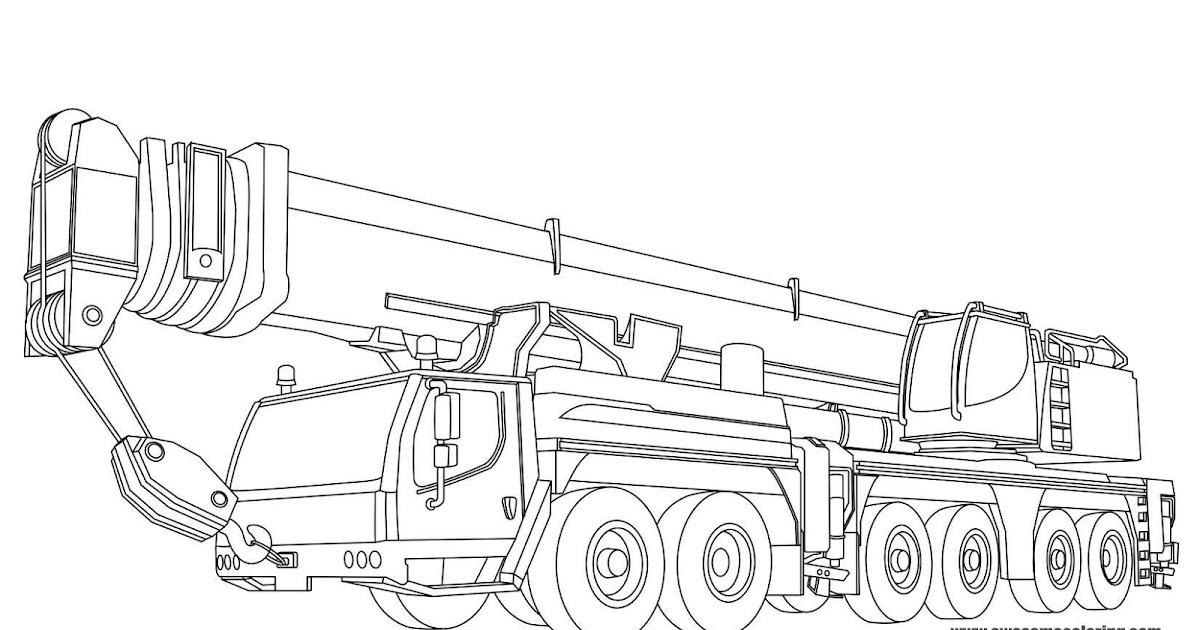  Crane Coloring Page for Kids