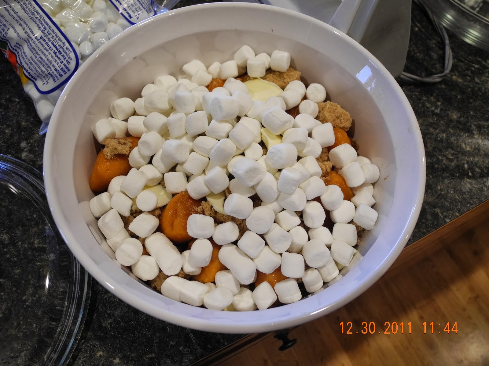 Cooking Misses Thanksgiving Feast Dinner Yams