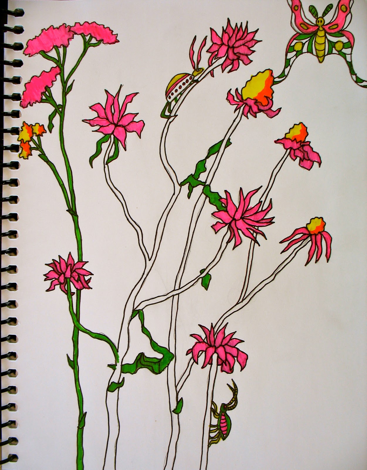 The Painted Prism: FLOWERS: 10 Sketchbook Exercises to Try