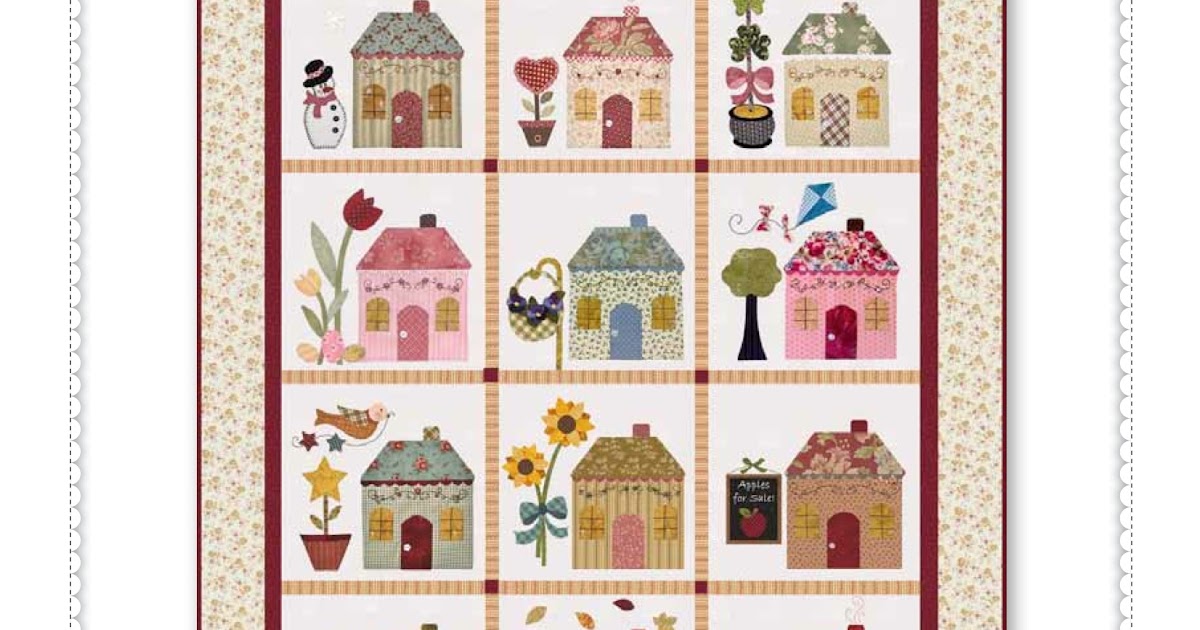 La Picota QUILT CASITAS proyecto completo con patrones