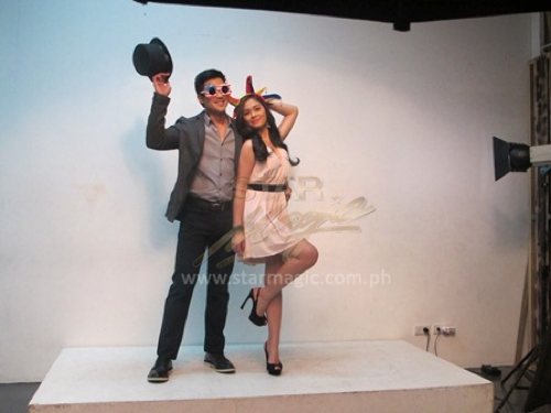 BEHIND-THE-SCENES PHOTOS : Maja Salvador and Diether Ocampo, 24/7 In Love!