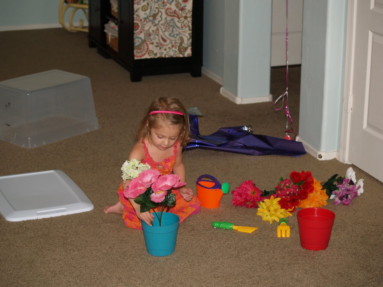 Love With Reckless Abandonment Toddler Tuesday Pretend Flower Garden