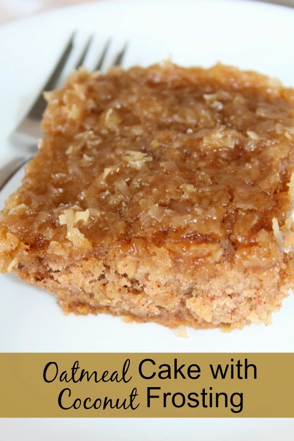 On The Menu Oatmeal Cake With Coconut Frosting Sunny Days & Starry Nights