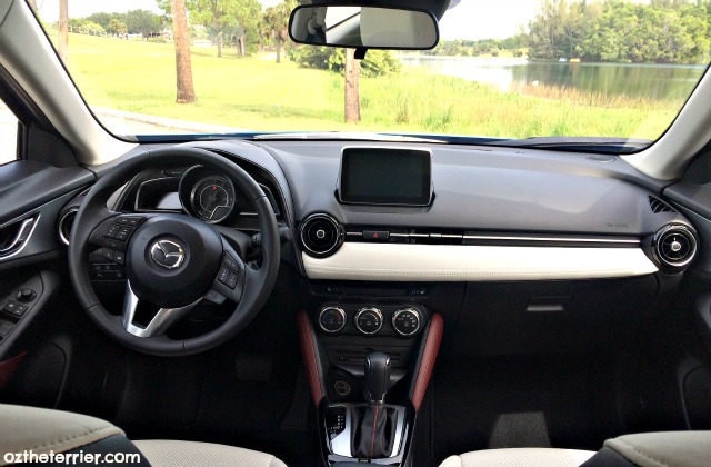 Mazda CX-3 interior is both sophisticated and sporty