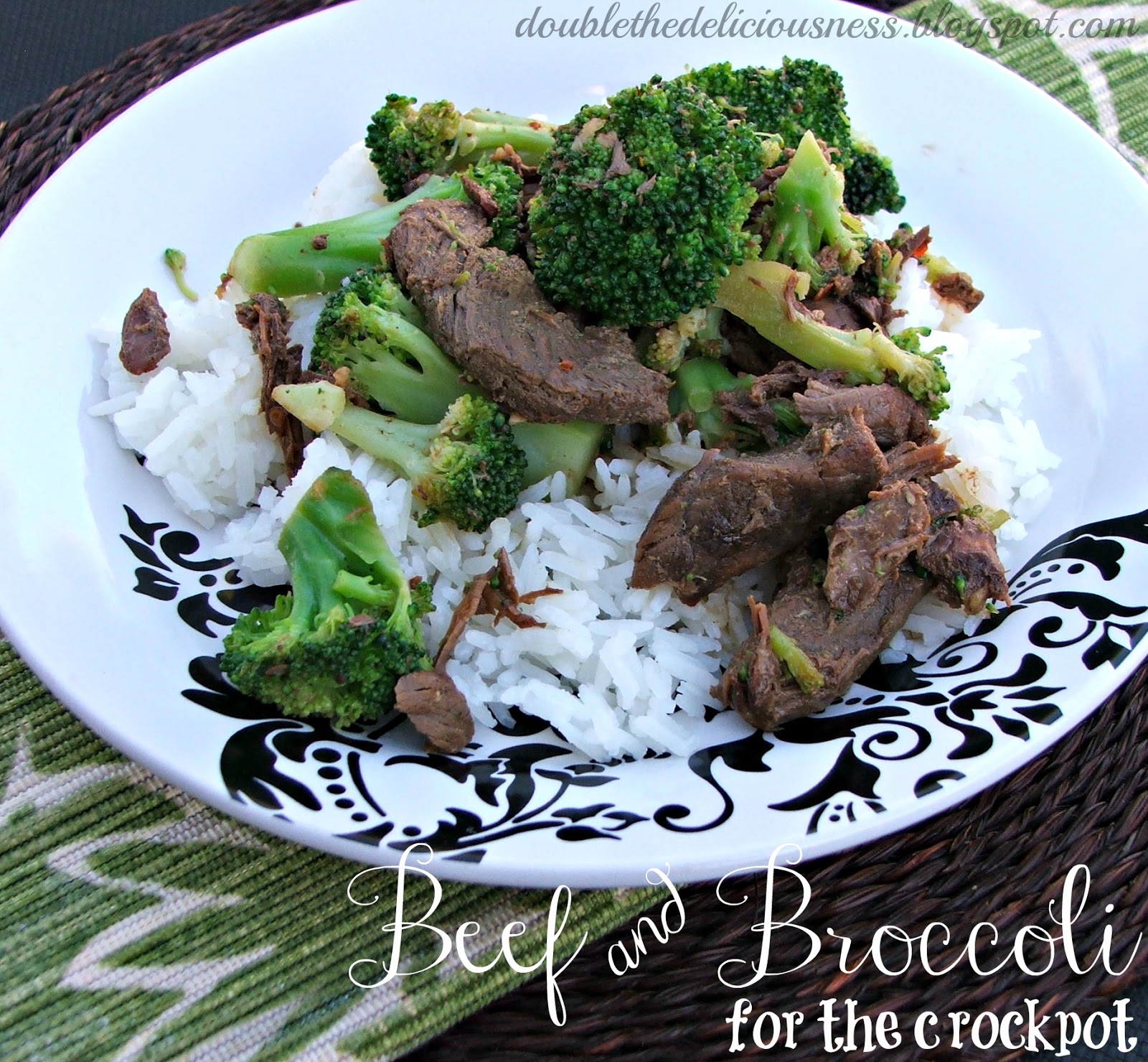 Double the Deliciousness Beef & Broccoli for the Crockpot