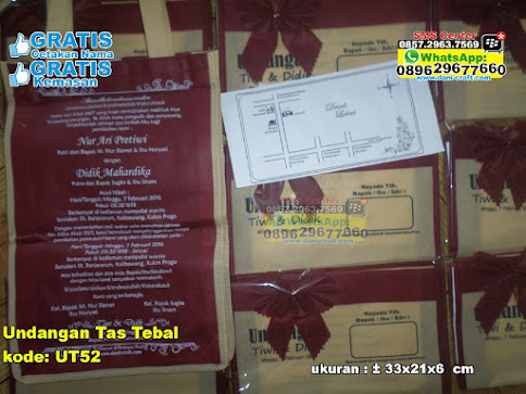 Undangan Tas Tebal unik
