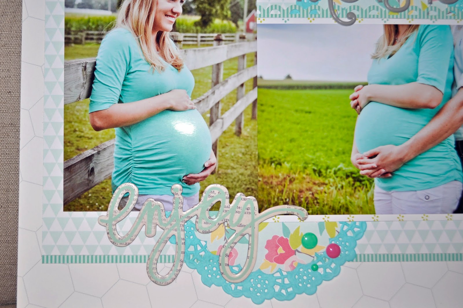 Finding Beauty in Life Scrapbook Monday 12x12 Unisex Pregnancy