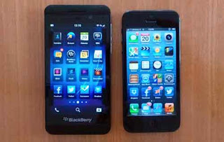 BlackBerry Z10 Vs iPhone 5