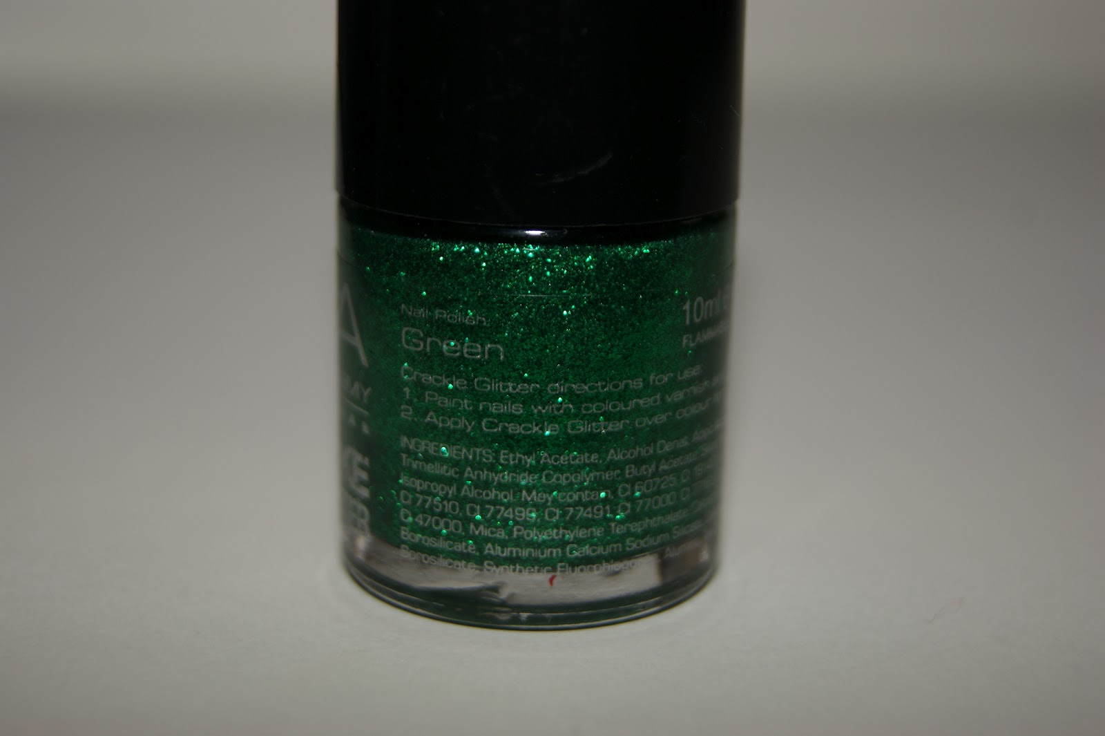 MUA Glitter Nail Quake in Green Review The Sunday Girl