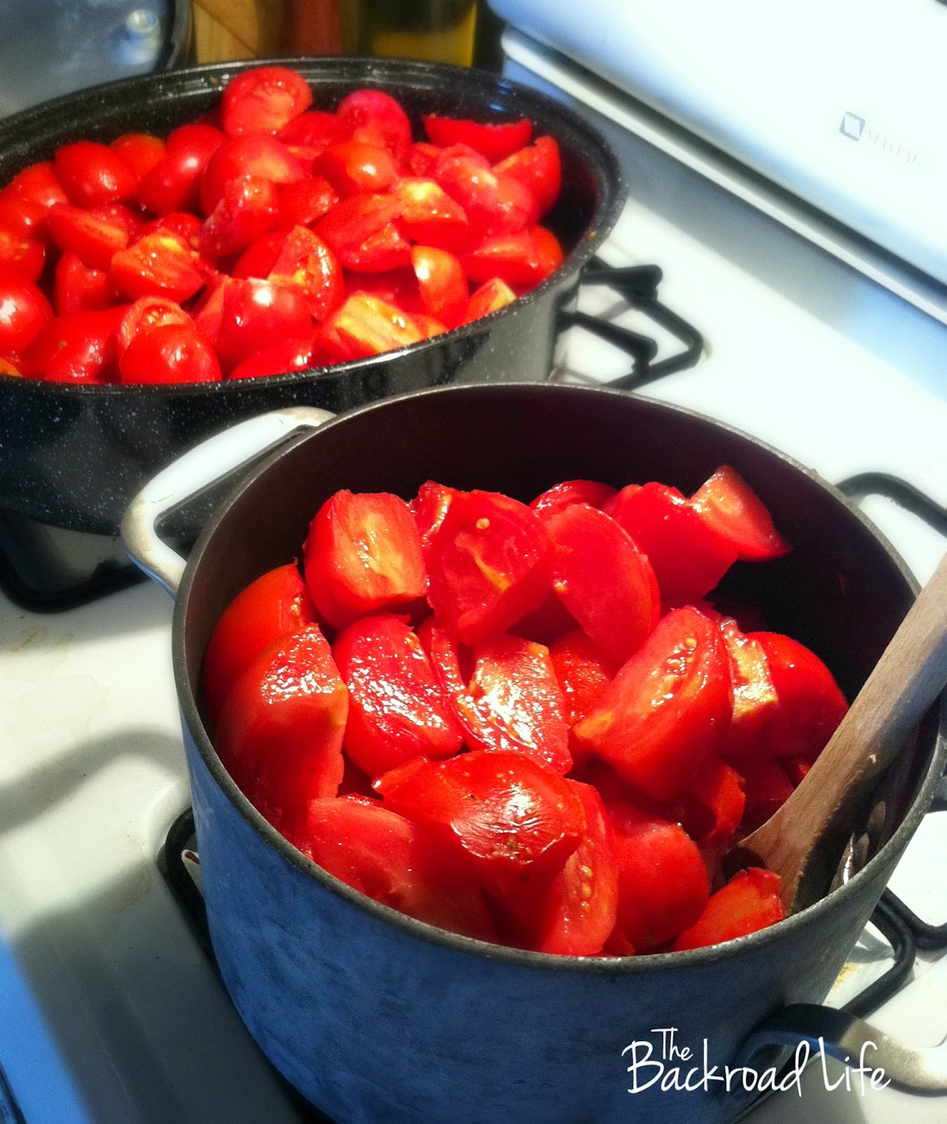 The Backroad Life Canning Tomato Juice