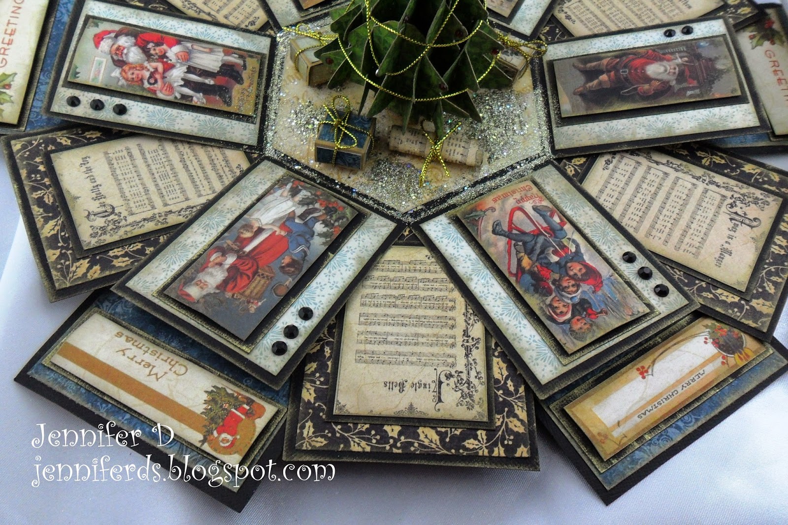 JenniferD's Blog Hexagon Exploding Box Tutorial