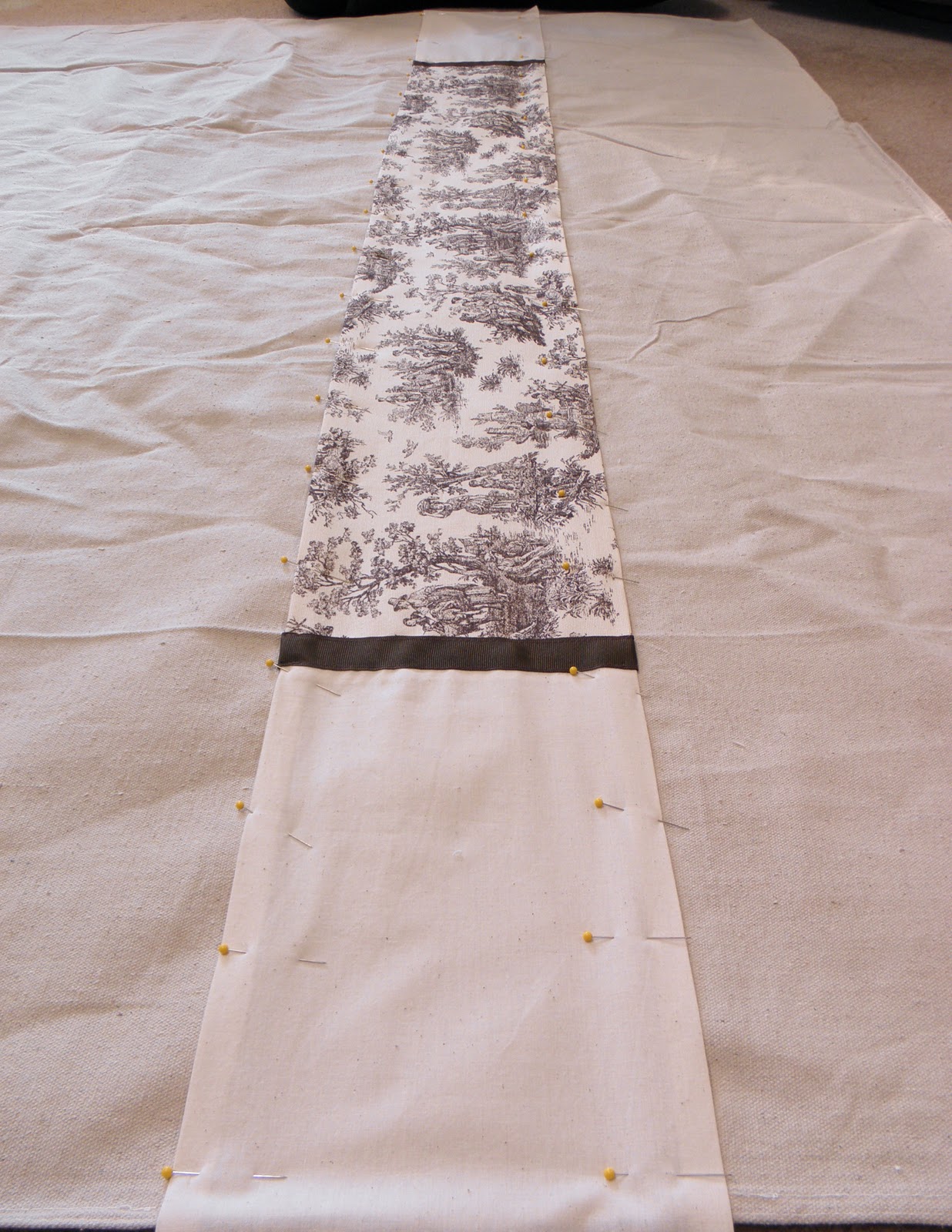 Shabby Love Drop Cloth Shower Curtain Tutorial