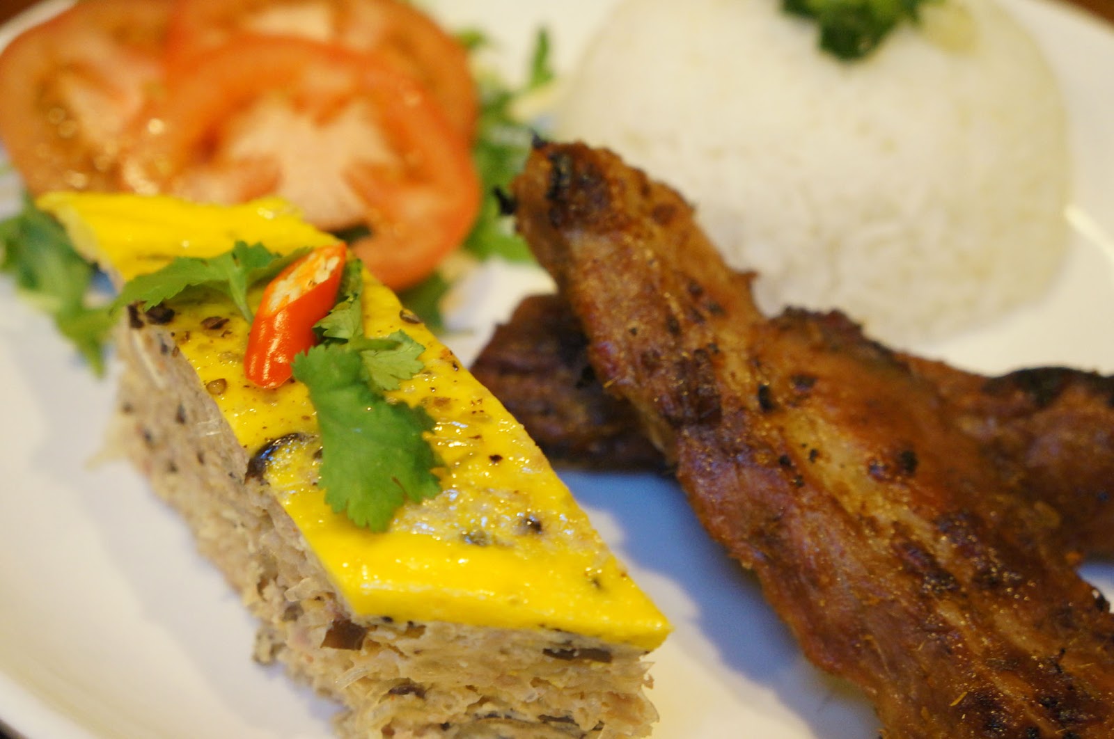 Gourmet by Kat Cha Trung (Vietnamese egg meatloaf)