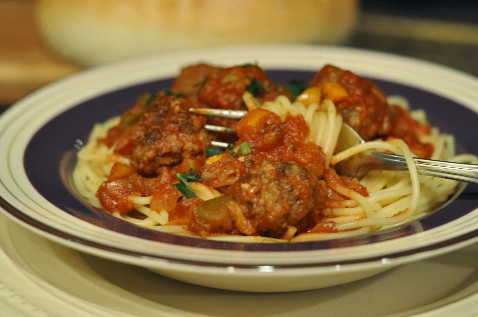 Spaghetti and Meatballs - Weeknight with Our Place - See (Anna) Jane.