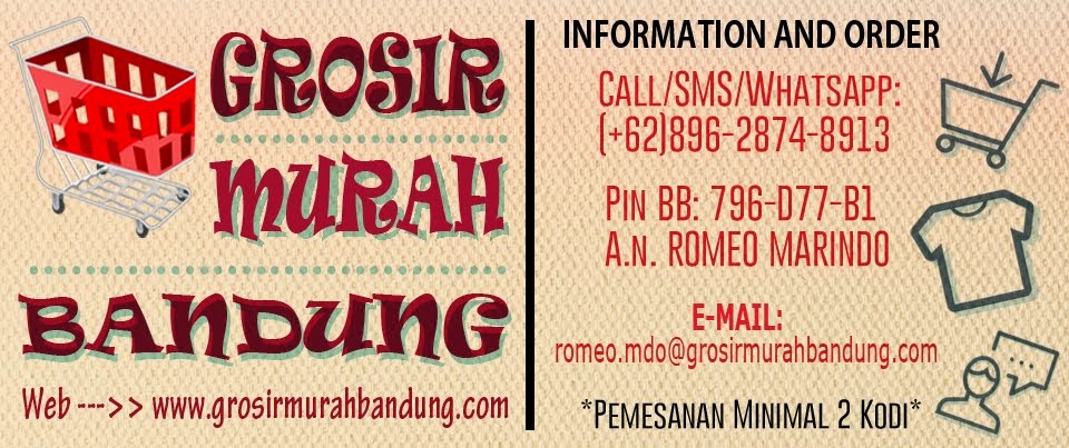 0896-2874-8913 (THREE), Grosir Murah Bandung