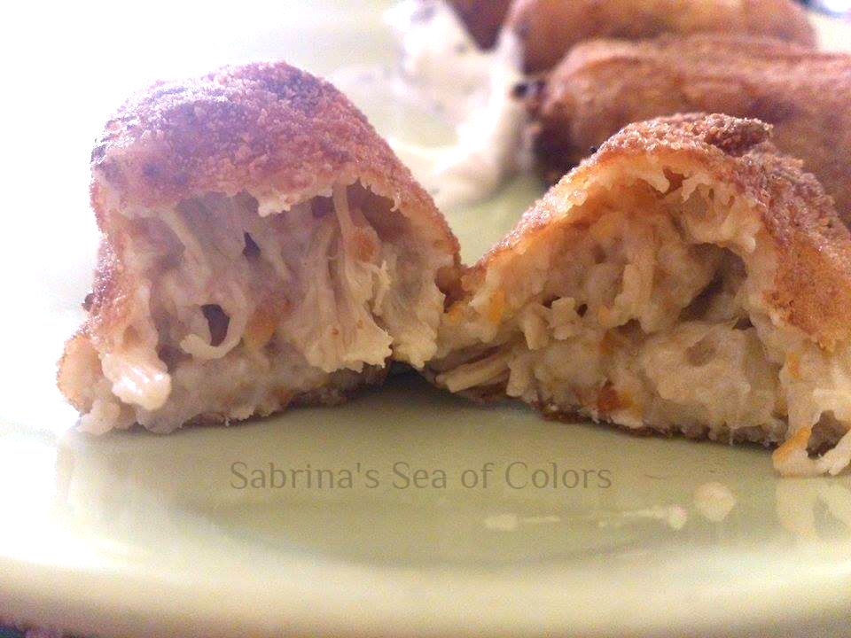 Croquetas caseras de pollo y zanahoria Sabrina´s Sea of Colors