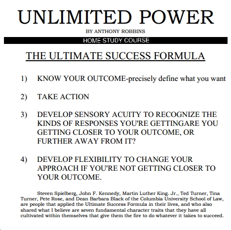 Unlimited Power Home Study Course Pdf