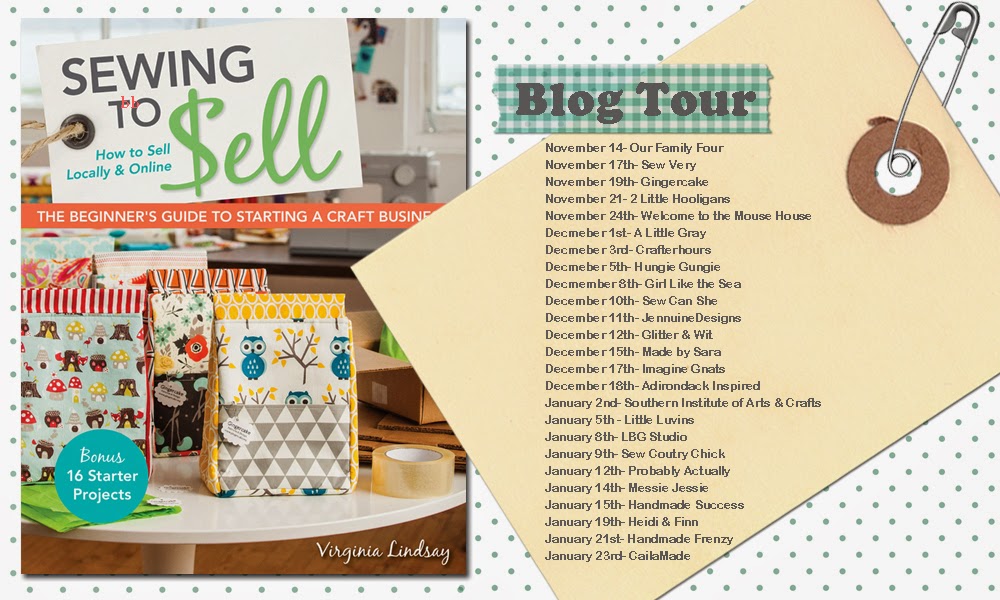 sewVery Sewing to Sell Book Review & Zipped Pouches