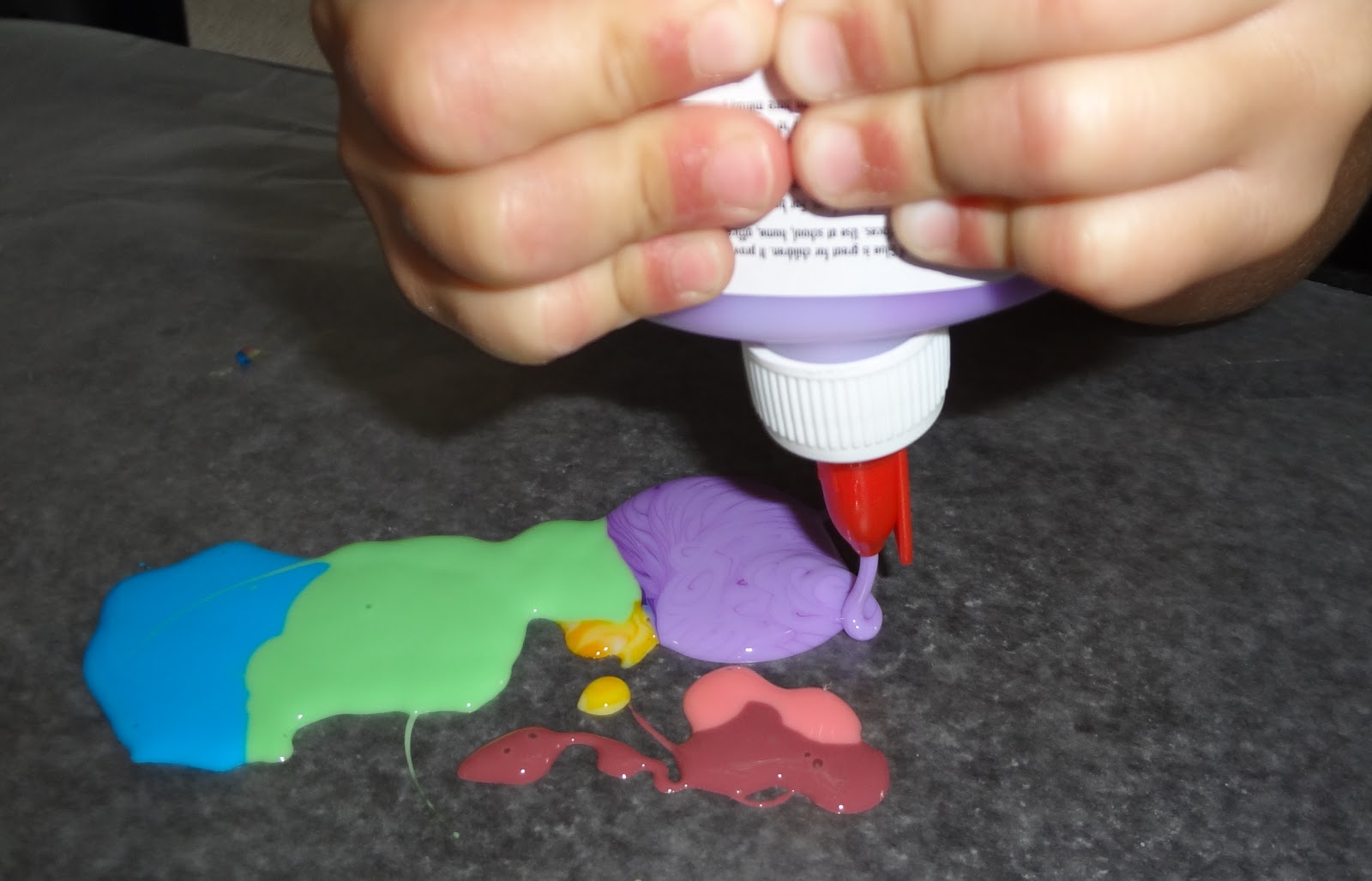 Time for Play Colored Glue Suncatchers