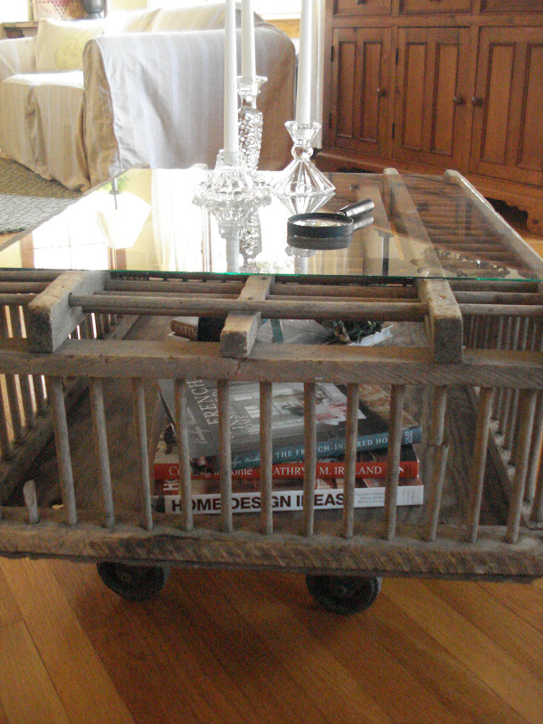 Cricket Acres Studio Vintage Bird Cage Coffee Table