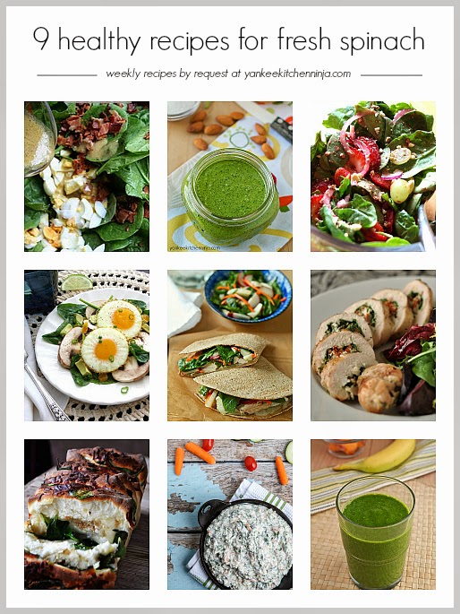 9 healthy recipes for spinach (CSA Share Ninja Rescue 2014) | Yankee