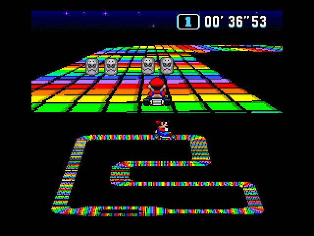 super mario kart 64 rainbow road super mario kart 64 rainbow road