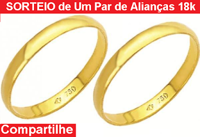 Participe do #Sorteio de Um Par de Alianças 18k