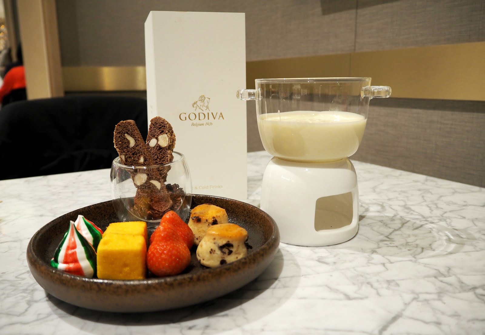 Godiva Chocolate Cafe.