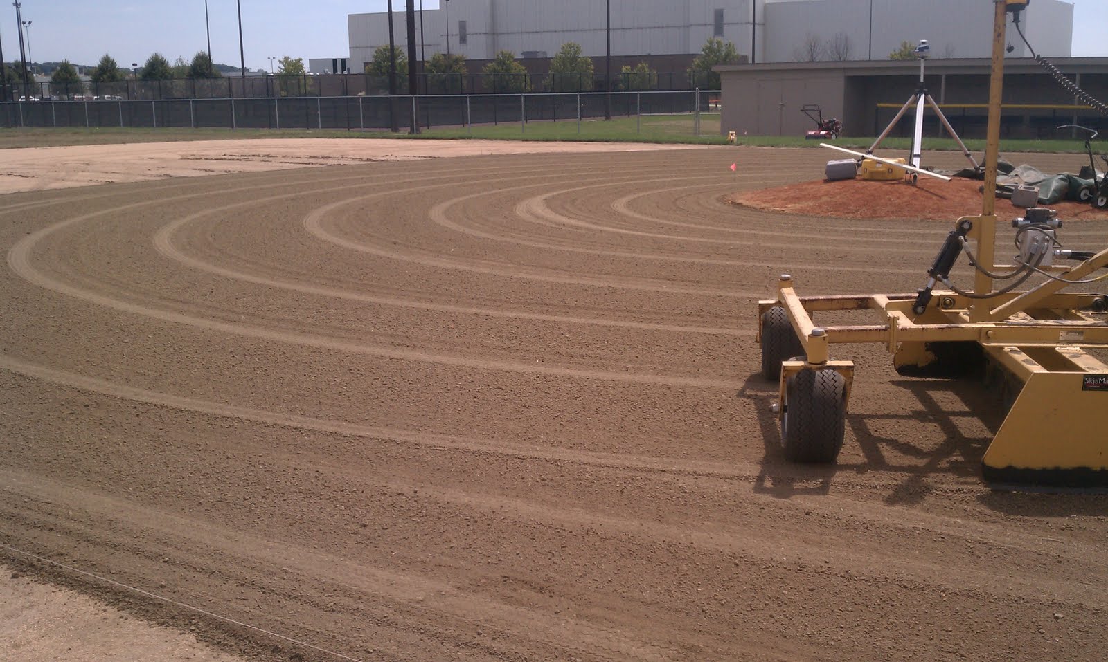 Smart Turf Martinsville Baseball Infield Regrade and Resod