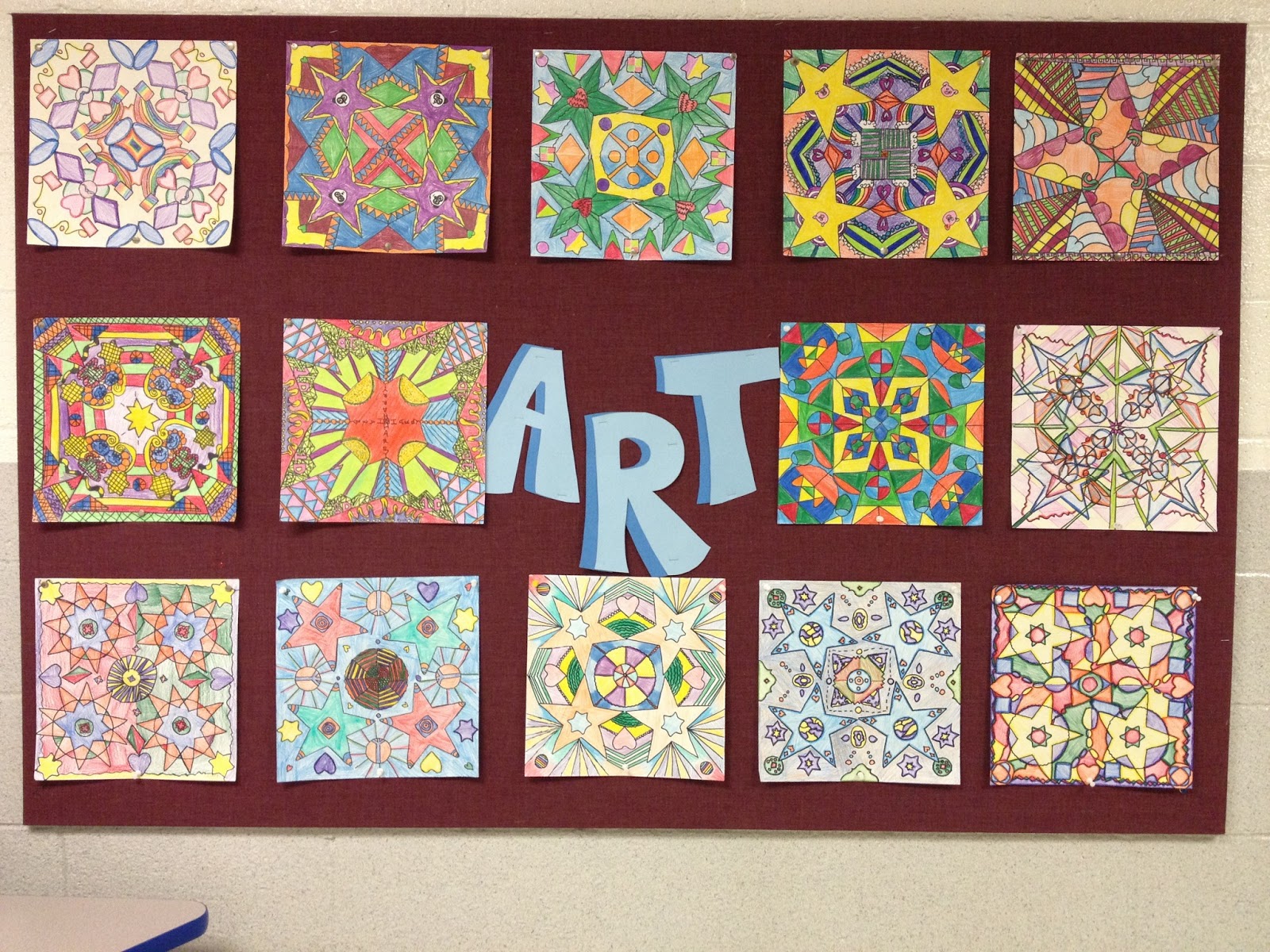 Color Me Michelle: Radial Symmetry: 6th Grade