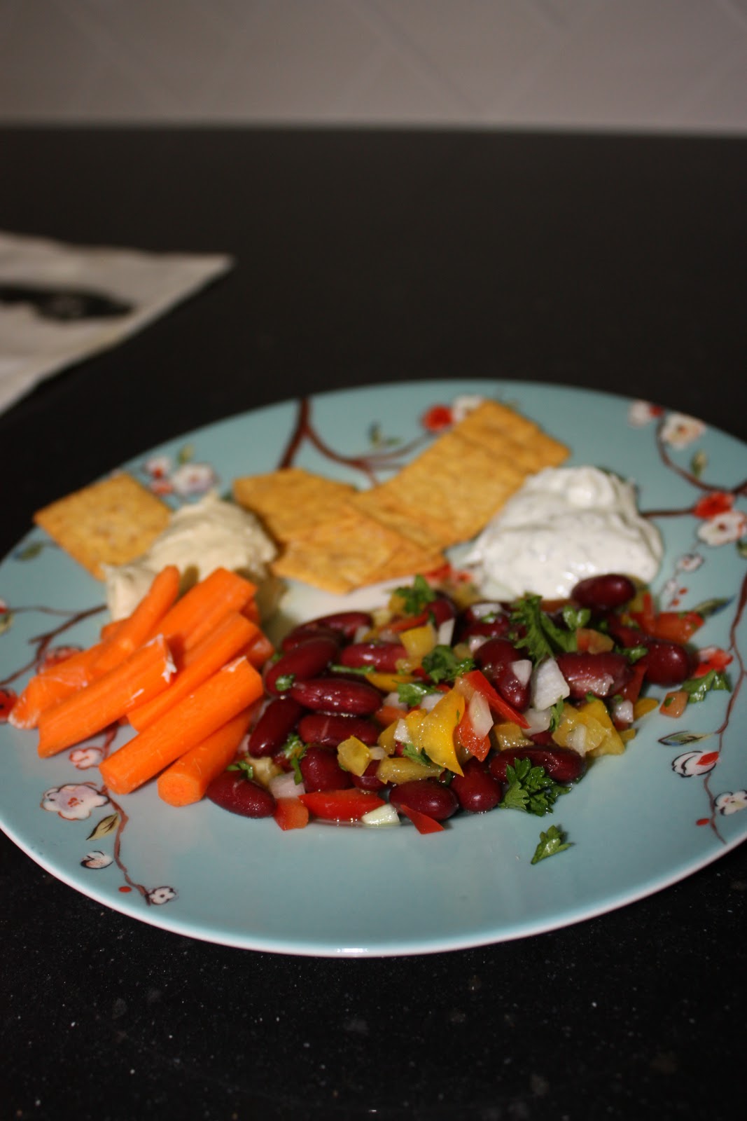 Delectably Healthy Mediterranean Inspired Kidney Bean Salad